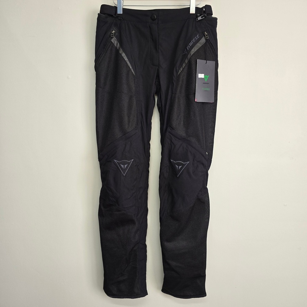 Dainese Drake Super Air Tex Pants Womens 44 Black Moto Touring Motorcycle - Picture 1 of 16